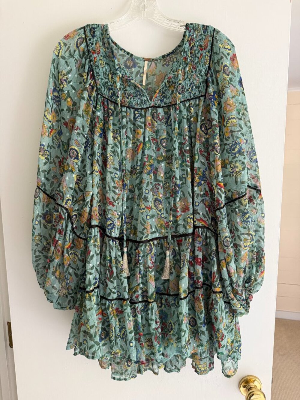 Free People: Vibrant Floral Dress: Size: S/P